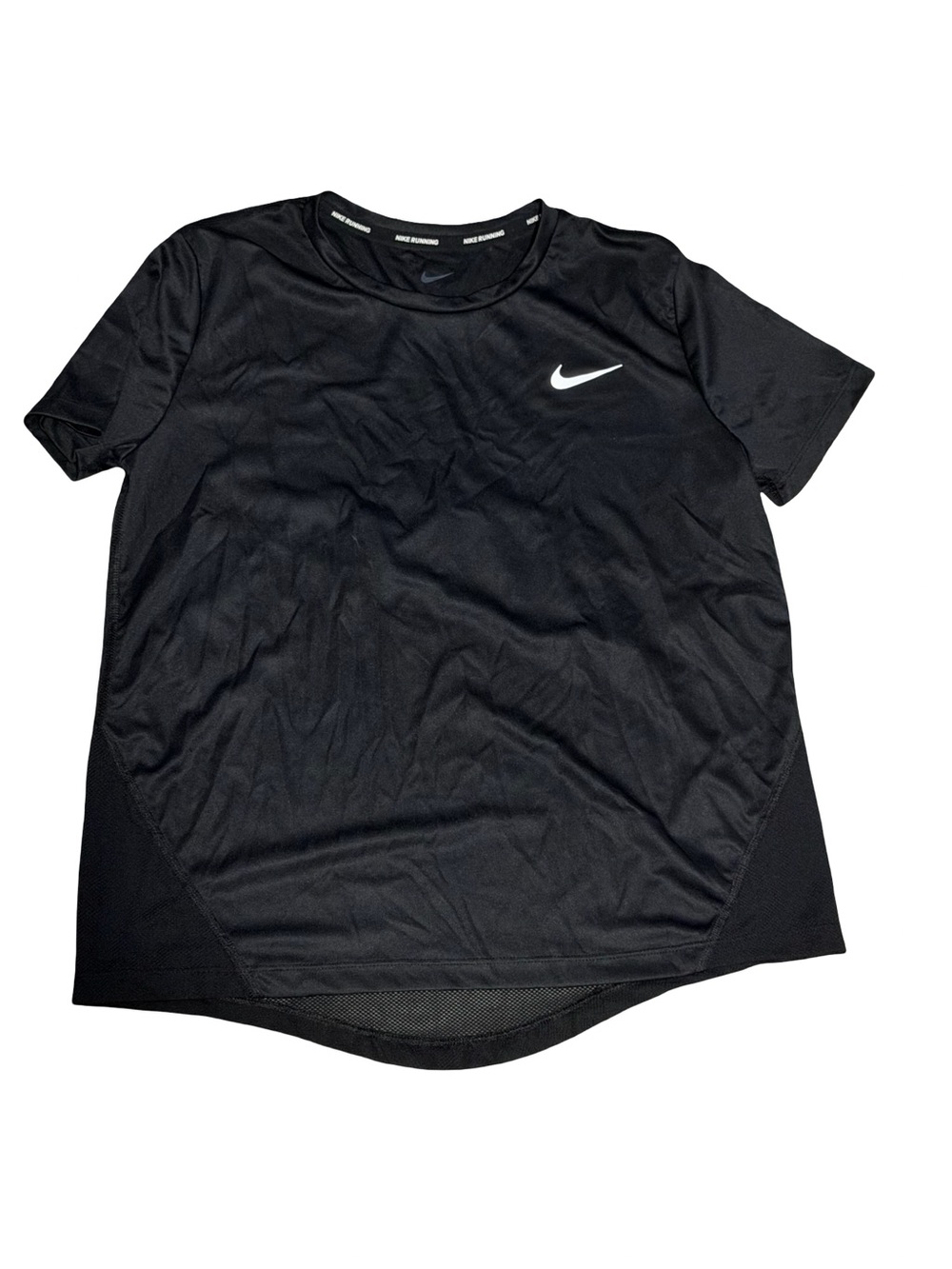 Nike Dri-FIT Running T-Shirt Youth Girls Medium Black